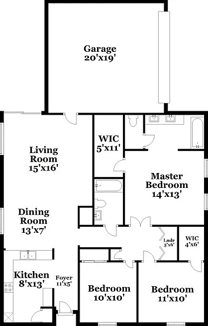 3 bed, 2.0 bath, 1306 sqft, $2,110 — Photo 2