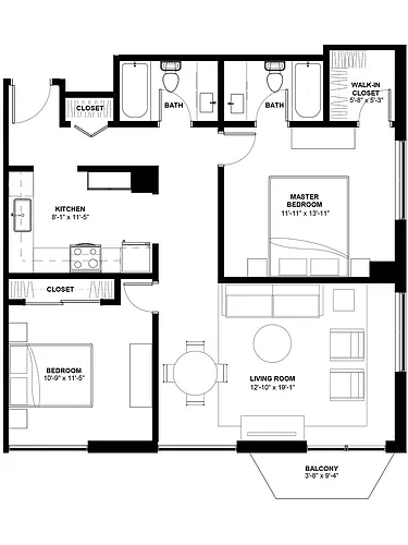 Floor plan The Edgewater