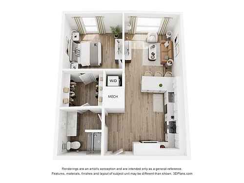 Floor plan 1J