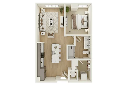 Floor plan 1B4