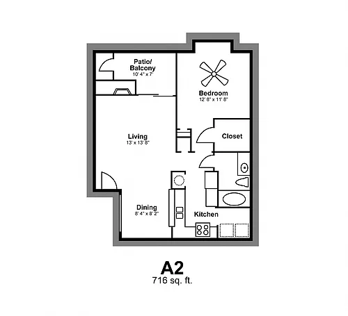Floor plan A2
