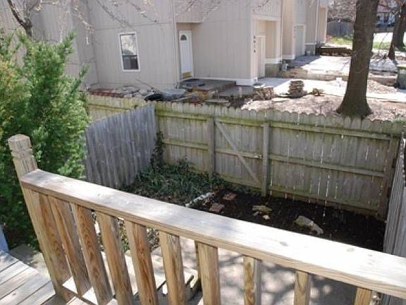 Deck off living room