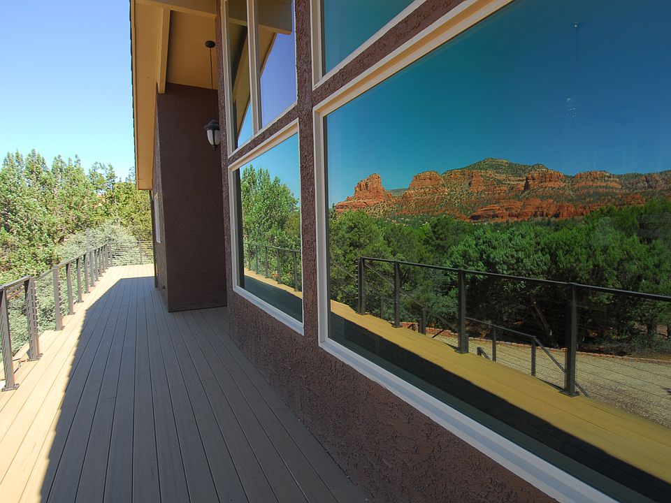 Gorgeous sunset views from front patio.