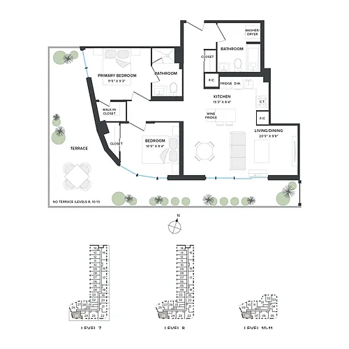 Floor plan 725