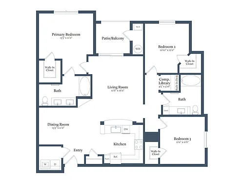 Floor plan 3x2A
