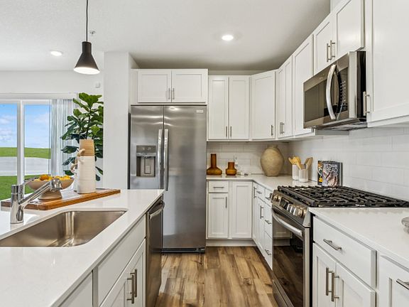 Residents can easily access the cooking, cleaning and food prep areas