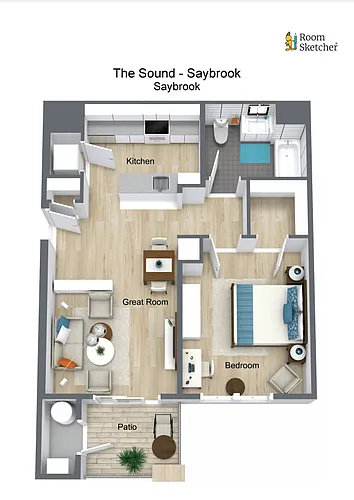 Floor plan The Saybrook