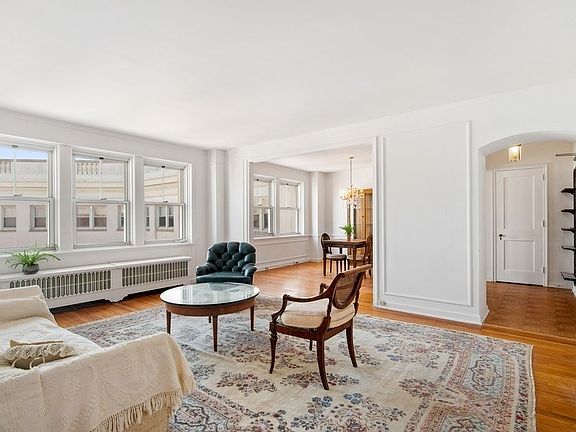 From this angle you can see the foyer to the right