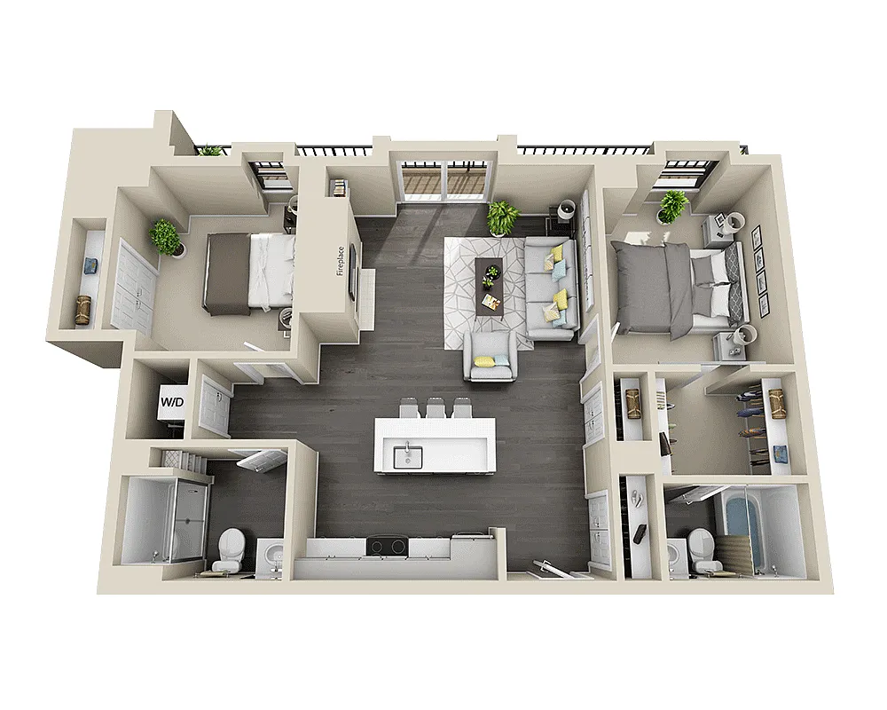 Floor plan 32 Garrison - B2U