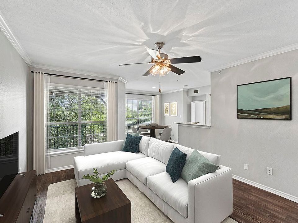 Living room with hard surface flooring