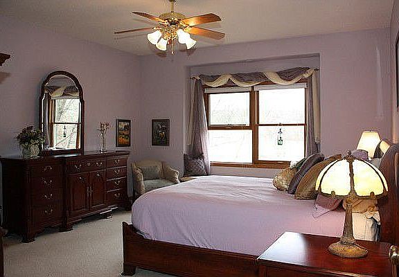 Elegant master bedroom suite