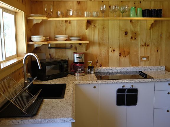 Kitchen on left as you enter
