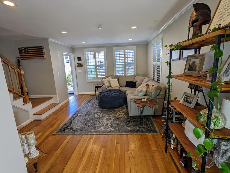 Open floor plan with tons of natural light.