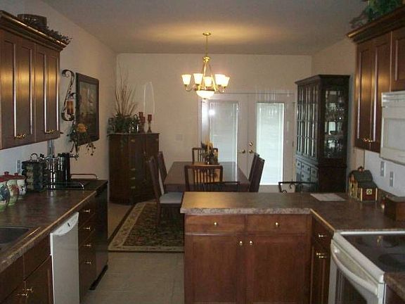 Kitchen to dining area