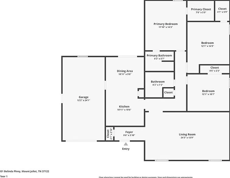 3 bed, 2.0 bath, 1475 sqft, $2,070 — Photo 2