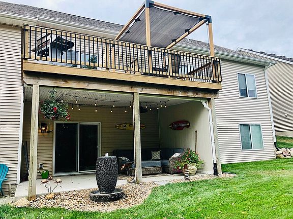 Deck and covered patio