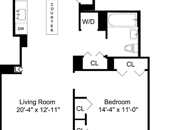 2nd image of 330 W 39th St APT 7H