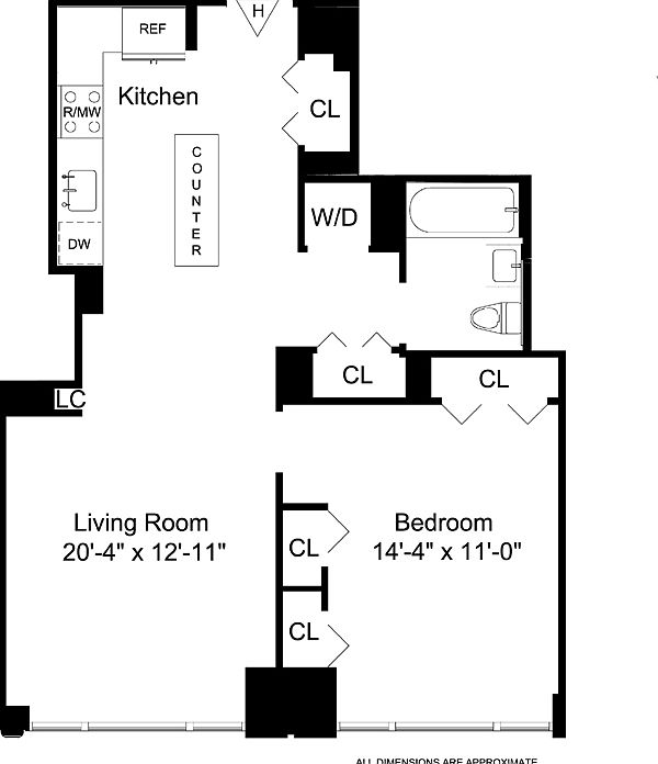 2nd image of 330 W 39th St APT 5H
