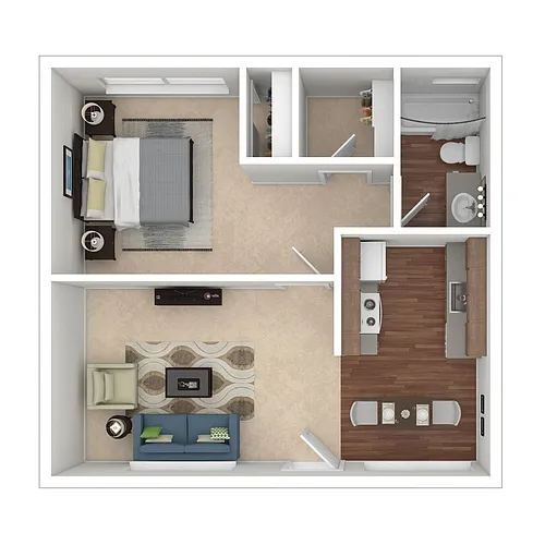 Floor plan 1X1