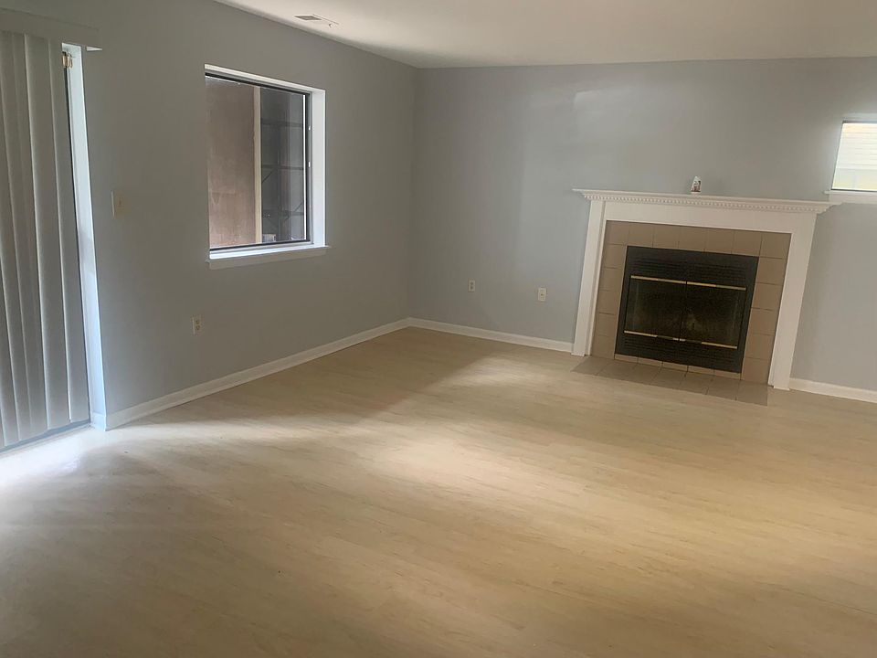 Living area with fireplace