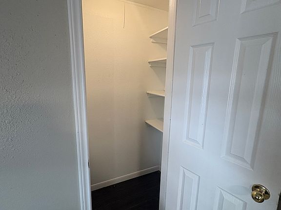 Walk in pantry in kitchen