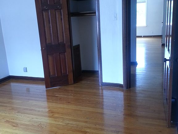 bedroom and closet