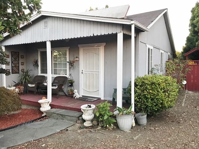 Front porch of house