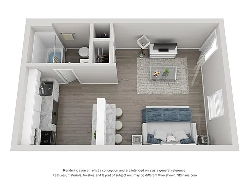 Floor plan Studio