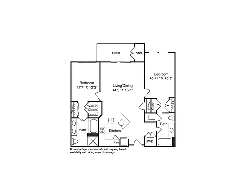 Floor plan NoHo Midtown