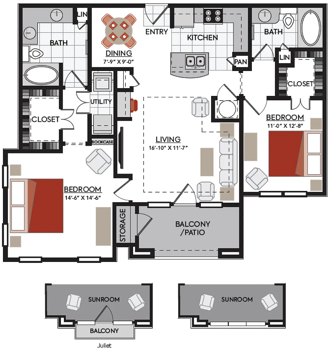 Floor plan B8J