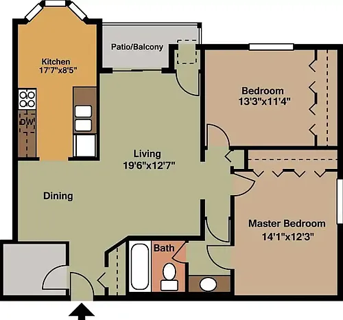 Floor plan Hawthorn