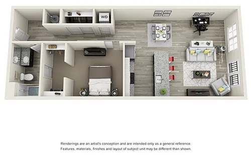 Floor plan 1H