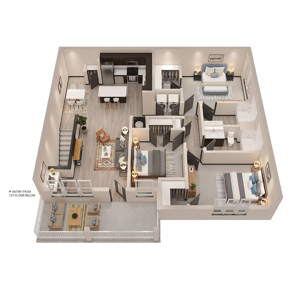 Floor plan Grand Overlook Three
