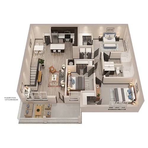 Floor plan Grand Overlook Three
