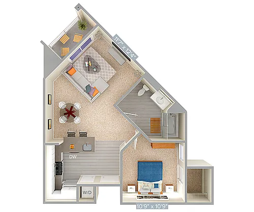 Floor plan S2-2-704