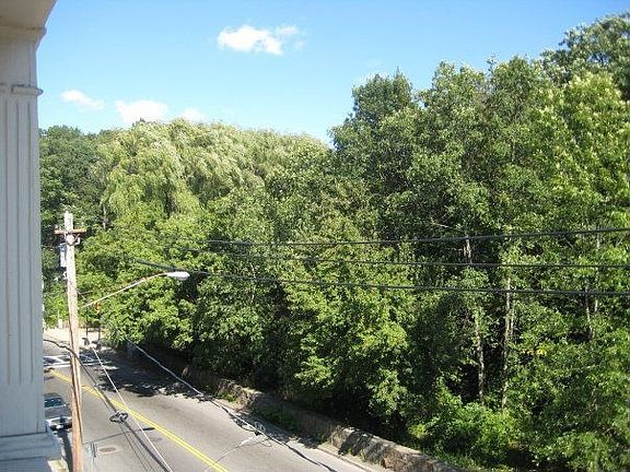 View from front balcony in summer