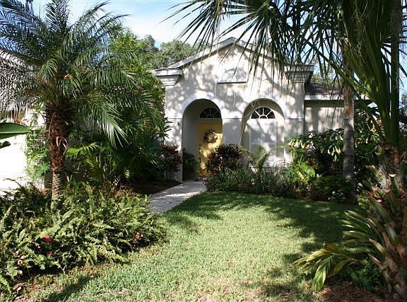 The front yard