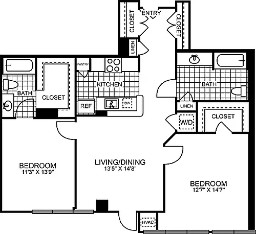 Floor plan B15