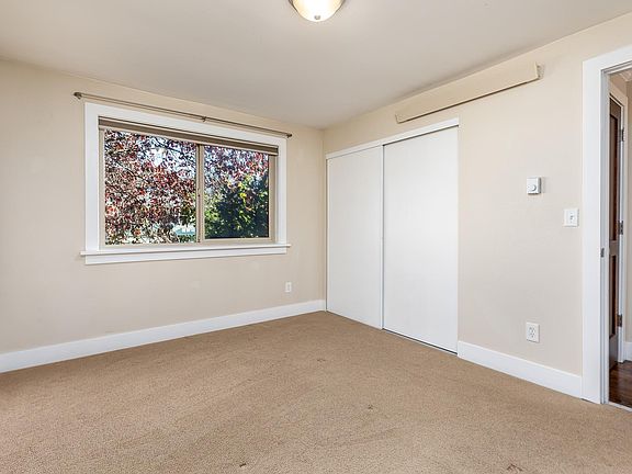 2 large bedrooms, both large enough for a king sized bed. Huge double closets in the primary bedroom