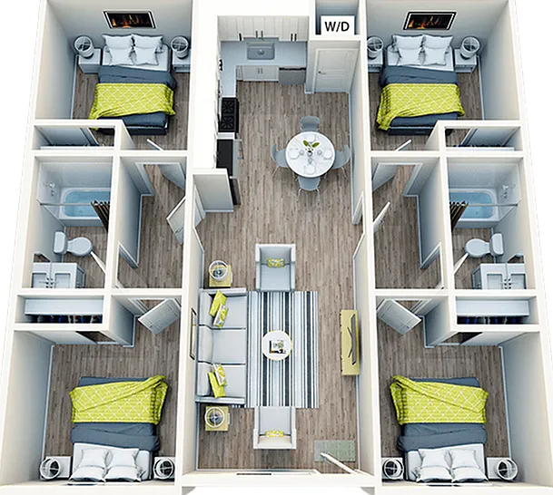 4BR/2BA 4BR/2BA