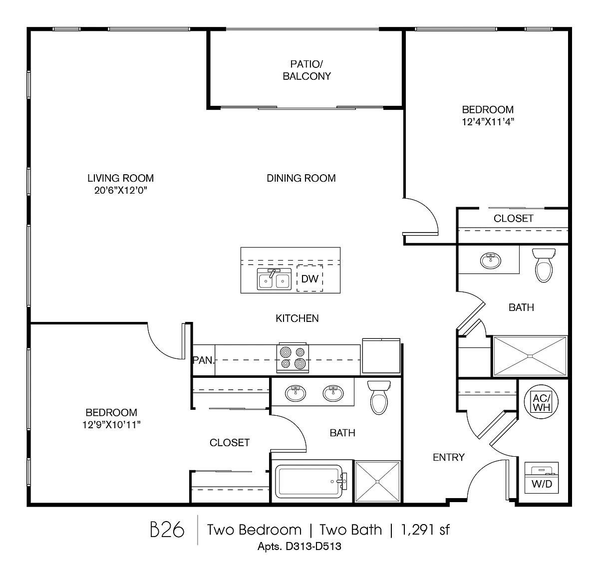Floor plan B26