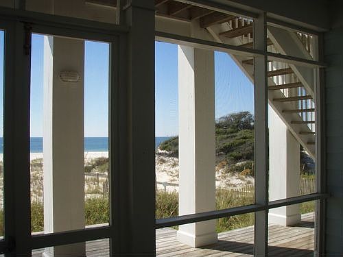 view from 1st flooor screened porch