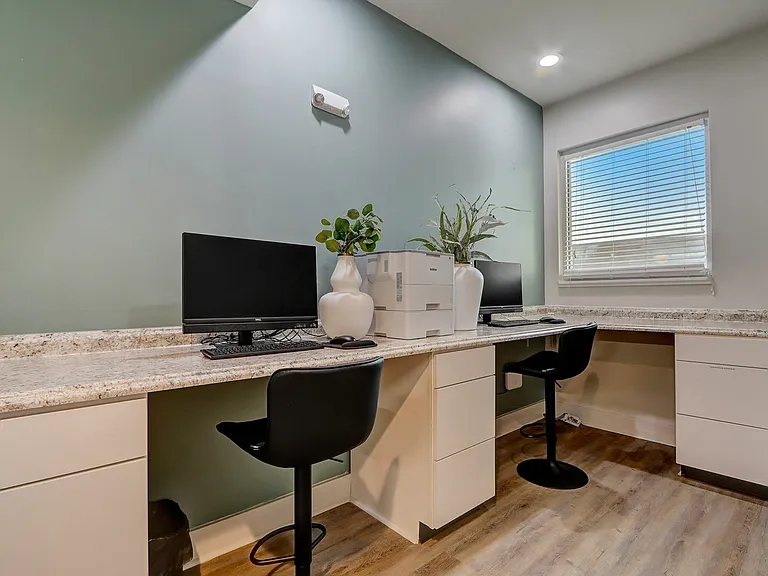 Stay Productive in the Modern Business Center at Ralston Apartments in Downtown Indianapolis
