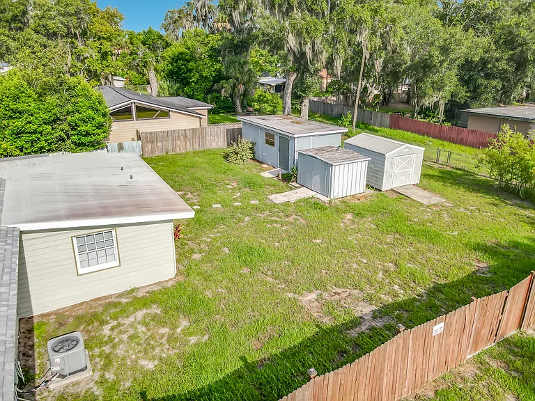 back yard overview
