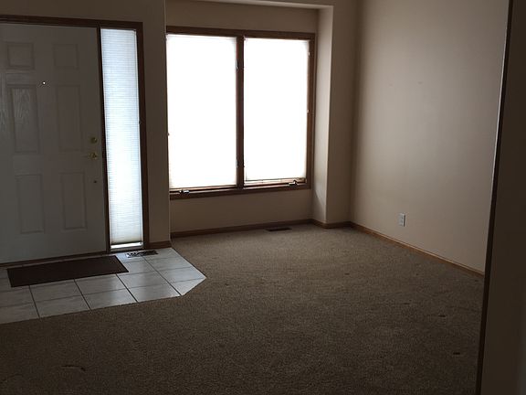 Front door & living room