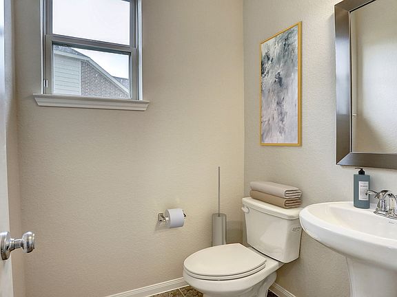 Convenient powder room