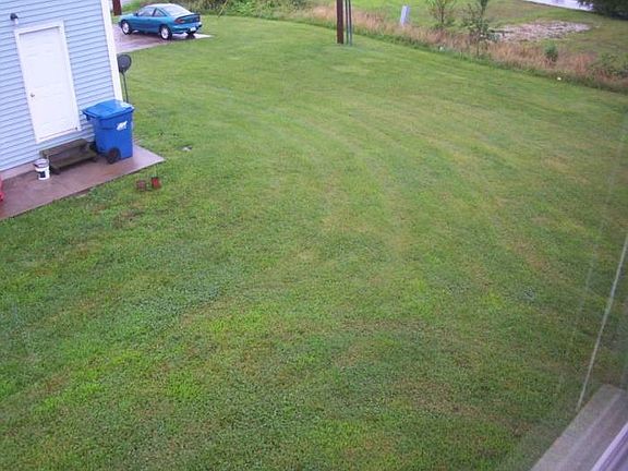 Back of townhome