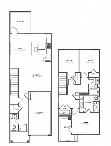 Floor plan Plan A
