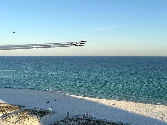 Blue Angels fly by!