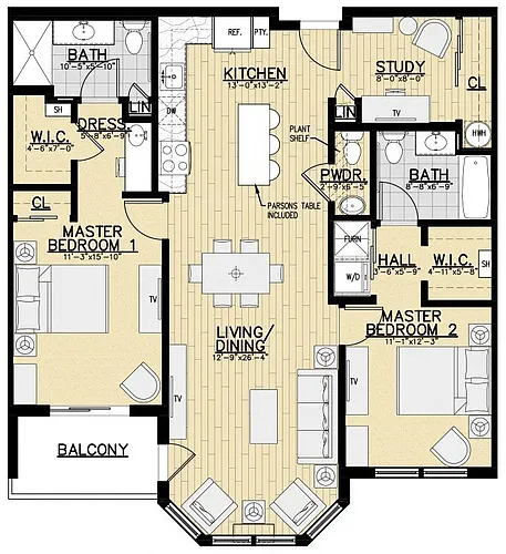 Floor plan D2